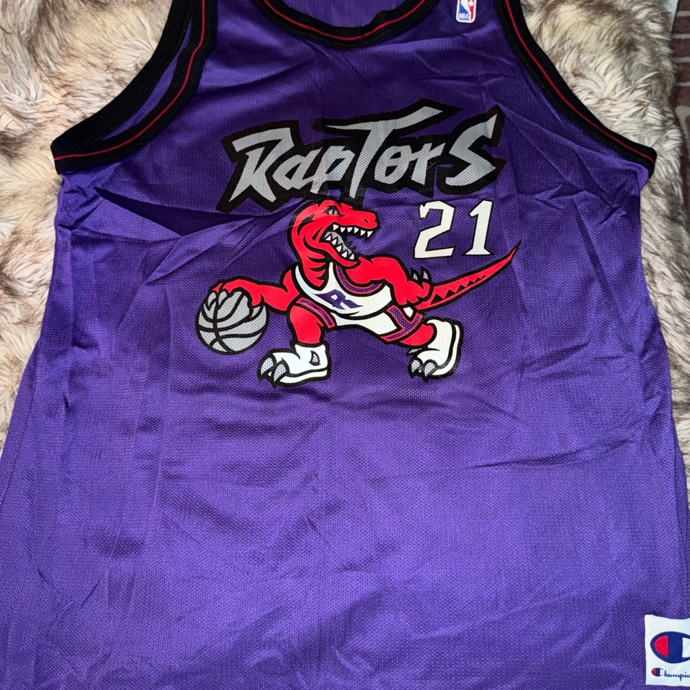 Marcus Cambry Toronto Raptors #21 Purple Basketball Jersey (Champion)
